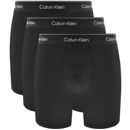 Calvin Klein Underwear 3 Pack Boxer Shorts Black Mainline Menswear